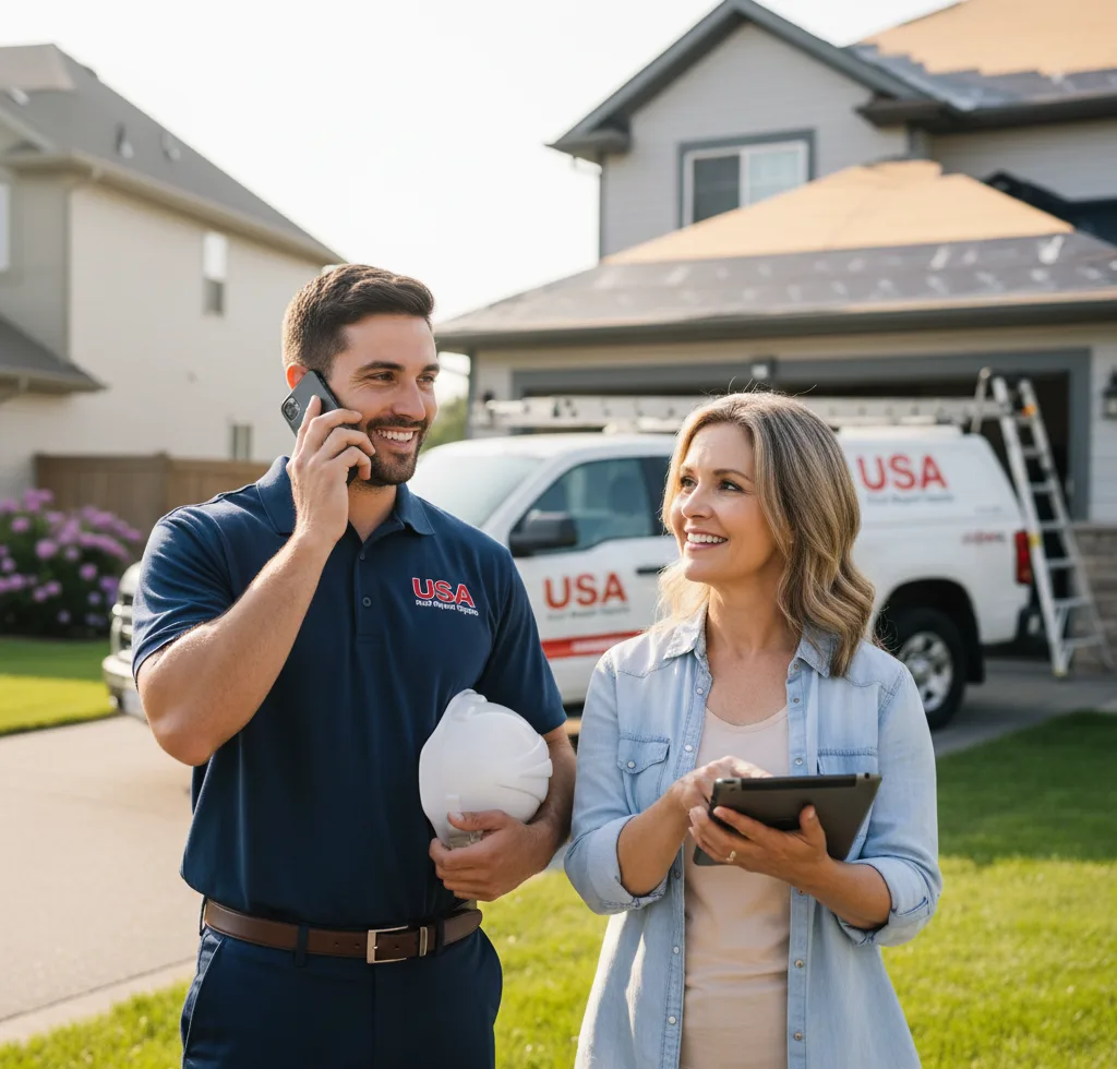 USA Roof Repair Experts customer support in Ida